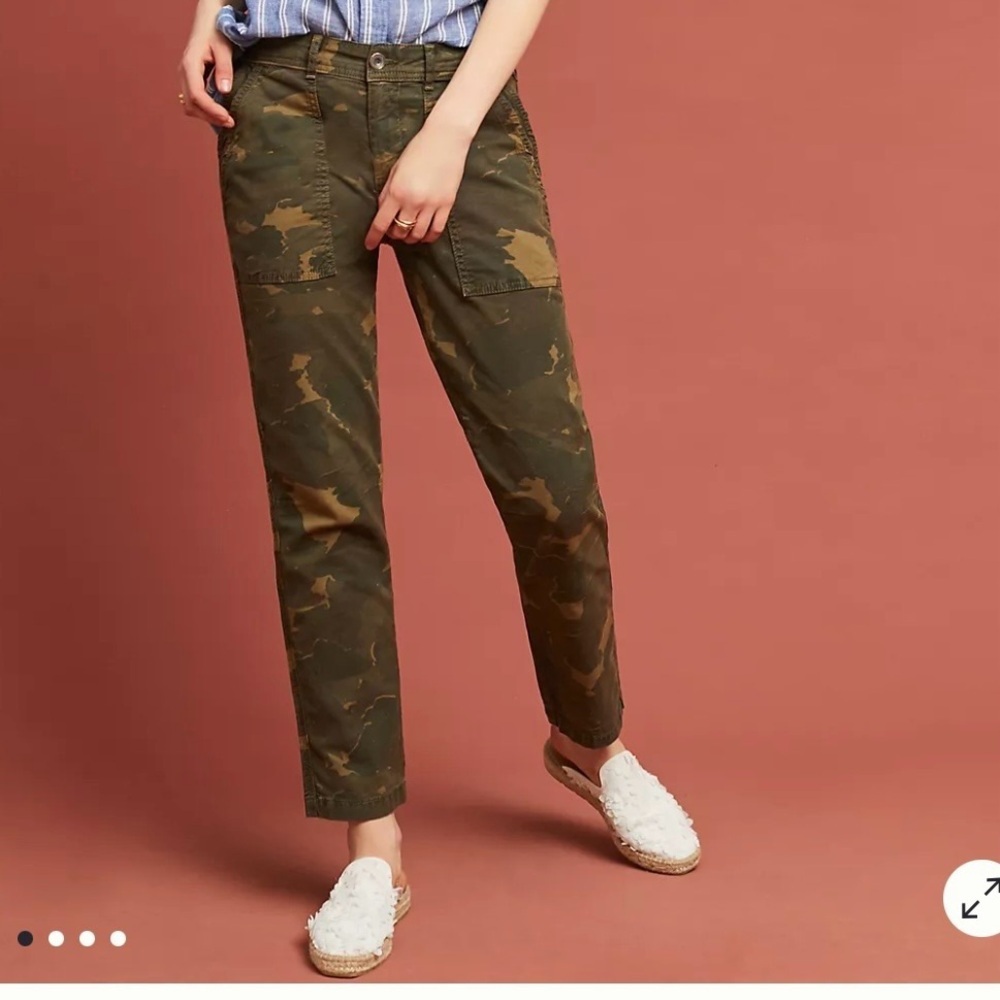 Anthropologie Wanderer Camo Utility Pants